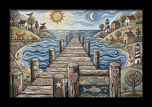 Pier Landscape Serenity