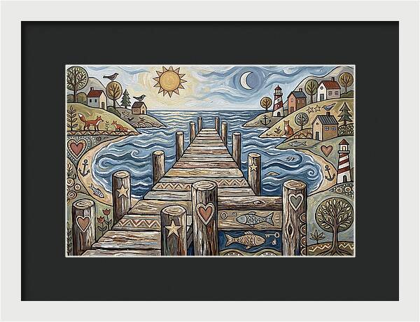 Pier Landscape Serenity