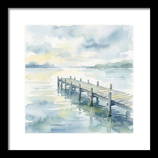Pier Over Tranquil Waters