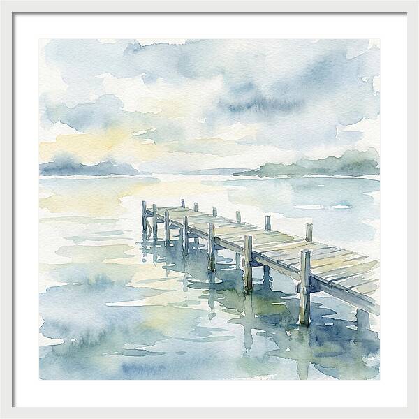 Pier Over Tranquil Waters