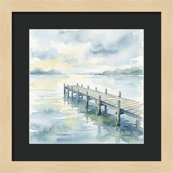 Pier Over Tranquil Waters