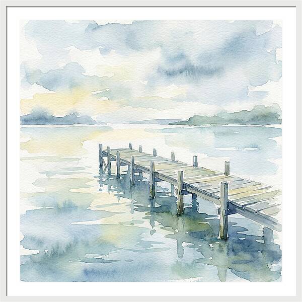 Pier Over Tranquil Waters