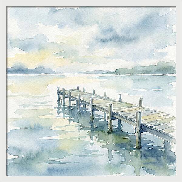 Pier Over Tranquil Waters