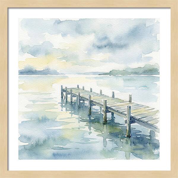 Pier Over Tranquil Waters
