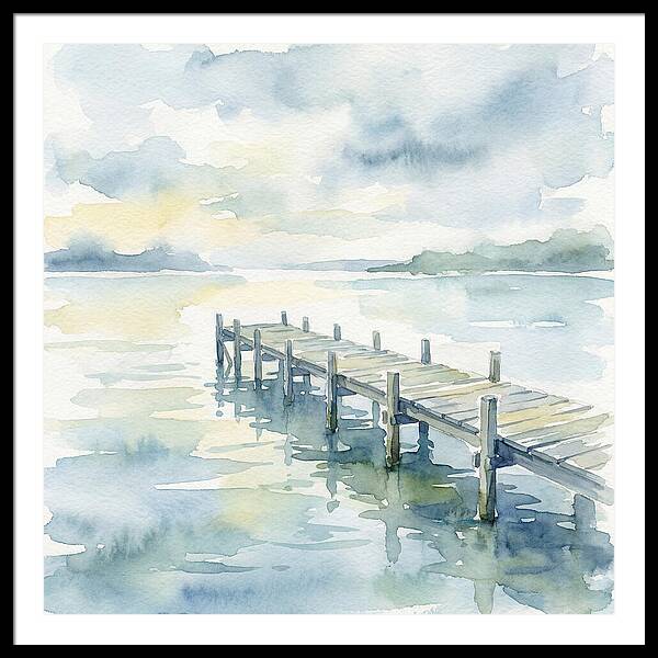 Pier Over Tranquil Waters