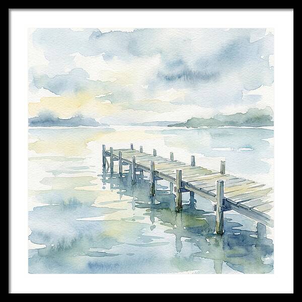 Pier Over Tranquil Waters