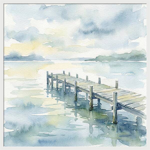 Pier Over Tranquil Waters
