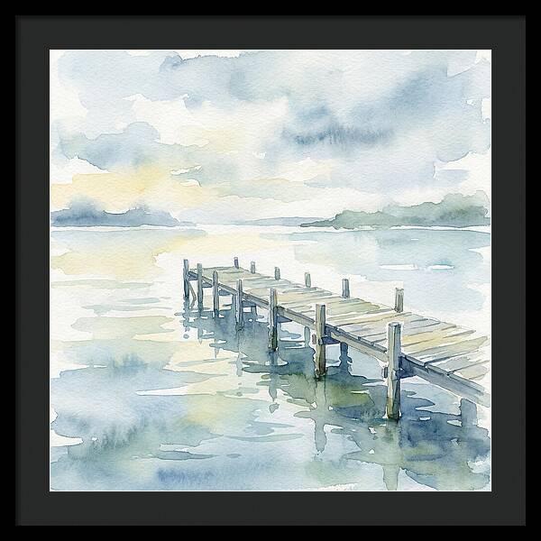 Pier Over Tranquil Waters