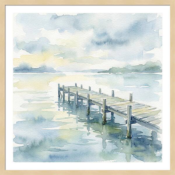 Pier Over Tranquil Waters