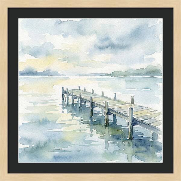 Pier Over Tranquil Waters