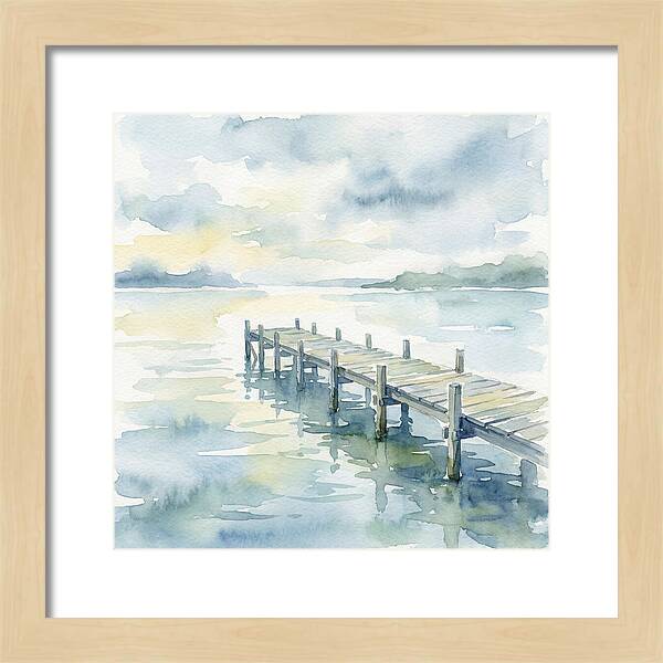 Pier Over Tranquil Waters