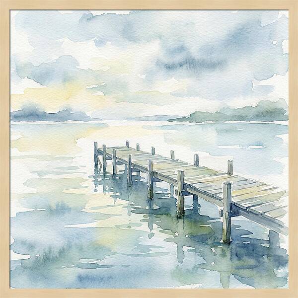 Pier Over Tranquil Waters