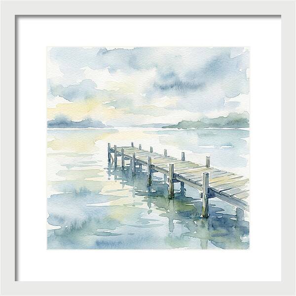 Pier Over Tranquil Waters