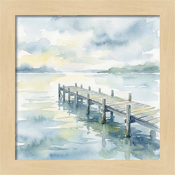 Pier Over Tranquil Waters