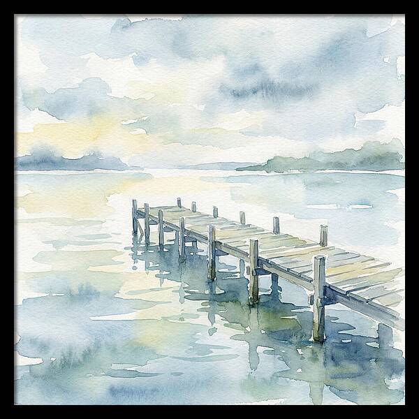 Pier Over Tranquil Waters