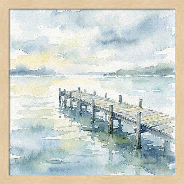 Pier Over Tranquil Waters