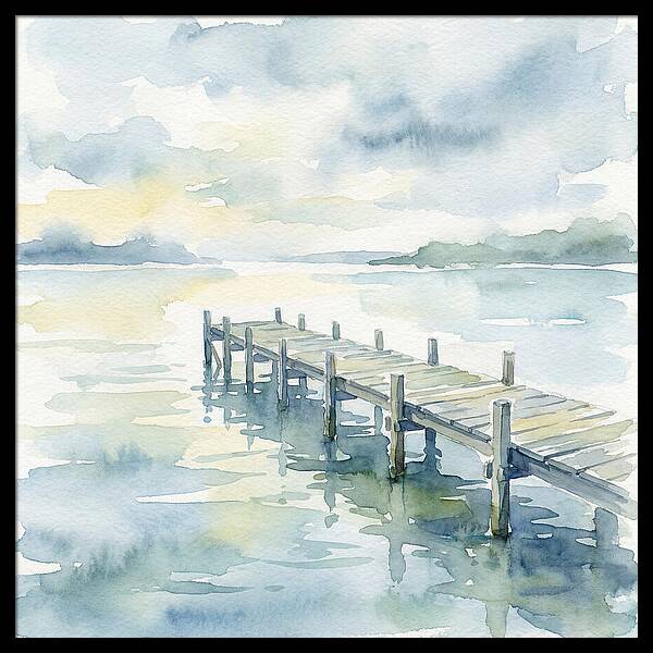 Pier Over Tranquil Waters