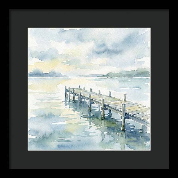 Pier Over Tranquil Waters