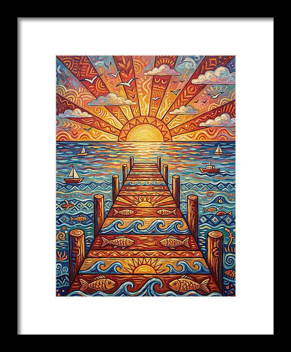 Pier Sunset Serenity