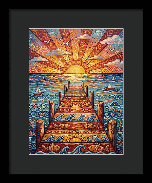 Pier Sunset Serenity
