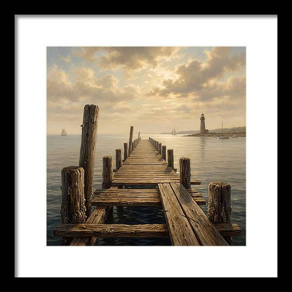 Pier Under Soft Light