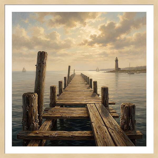 Pier Under Soft Light