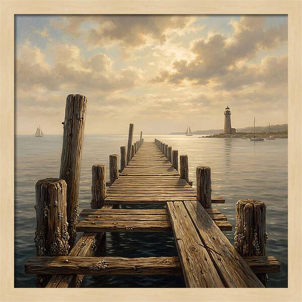 Pier Under Soft Light
