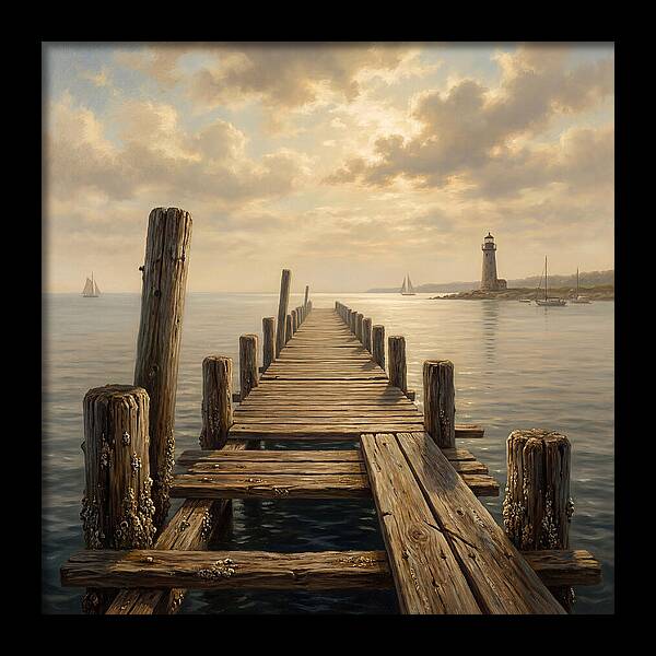 Pier Under Soft Light