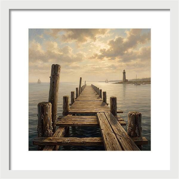 Pier Under Soft Light
