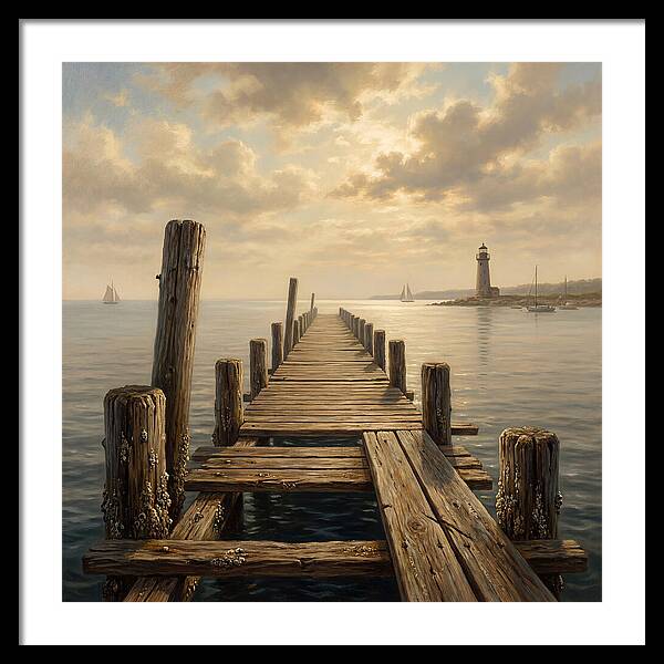 Pier Under Soft Light