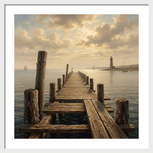 Pier Under Soft Light