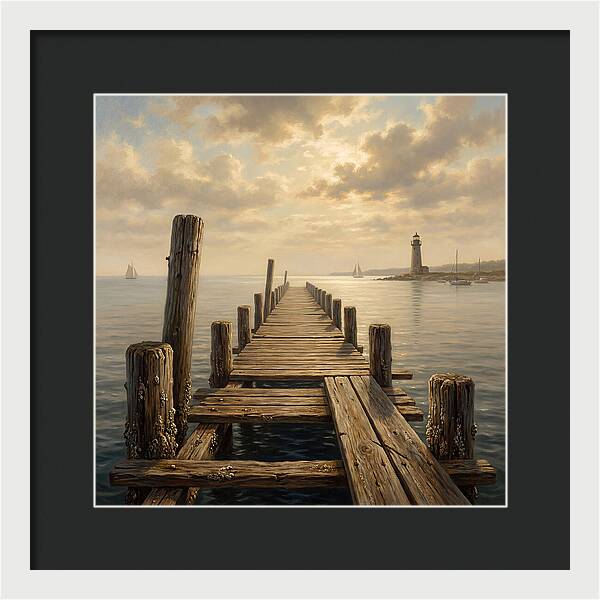 Pier Under Soft Light