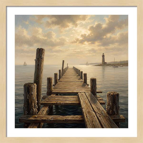 Pier Under Soft Light