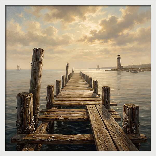 Pier Under Soft Light