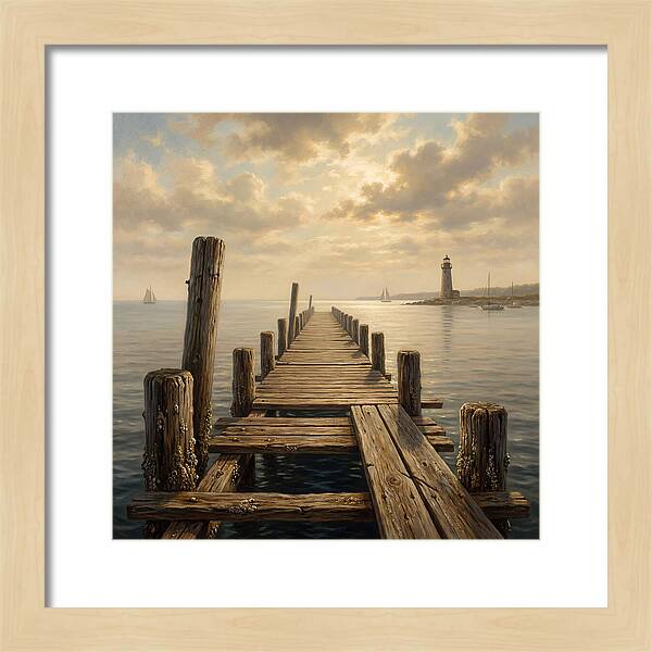 Pier Under Soft Light
