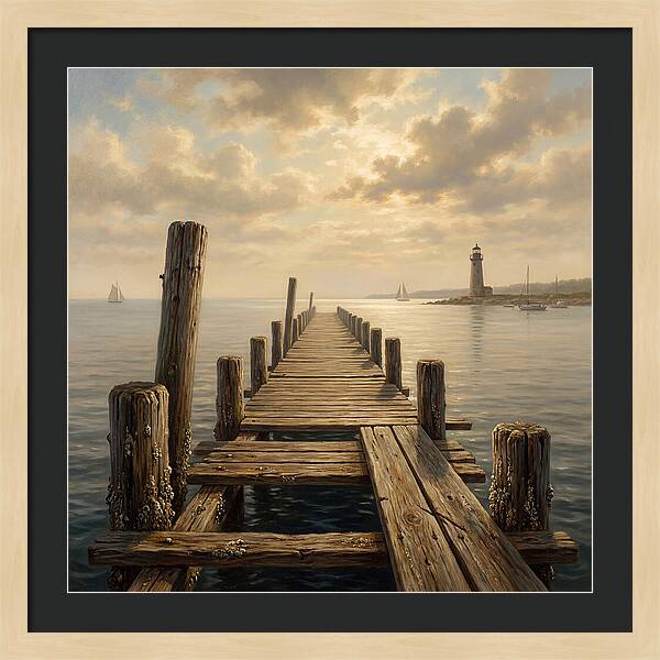 Pier Under Soft Light