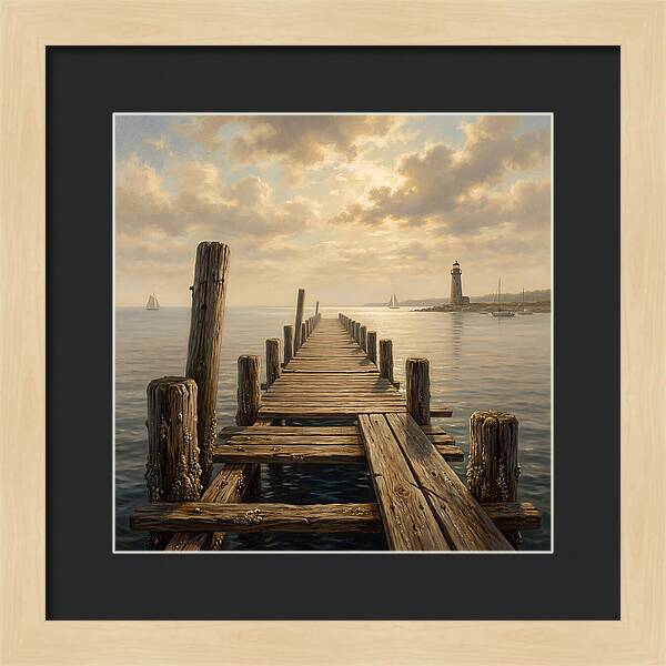 Pier Under Soft Light