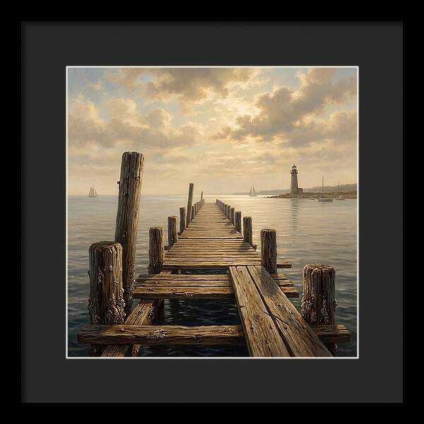 Pier Under Soft Light