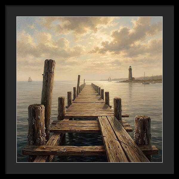 Pier Under Soft Light