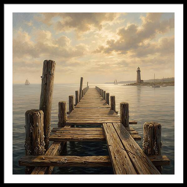 Pier Under Soft Light