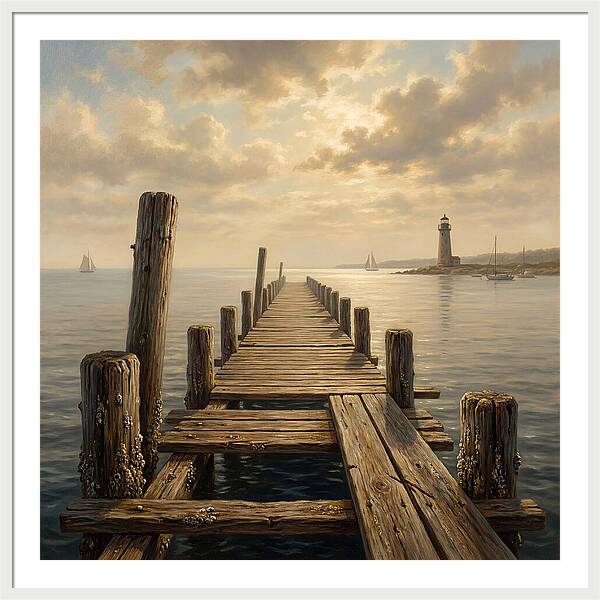 Pier Under Soft Light