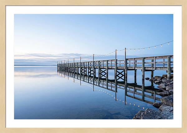Pier Under Tranquil Skies