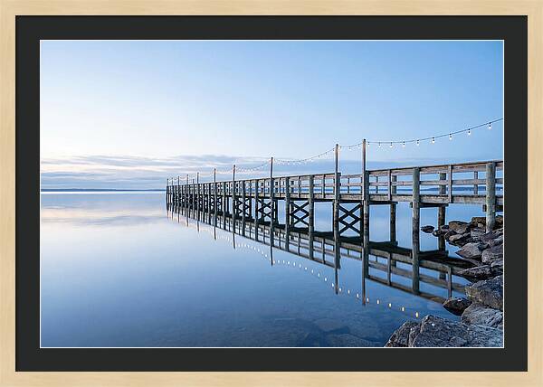 Pier Under Tranquil Skies
