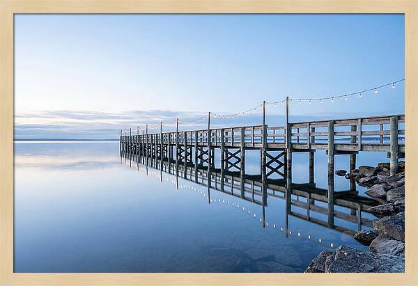 Pier Under Tranquil Skies
