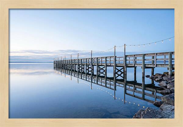 Pier Under Tranquil Skies