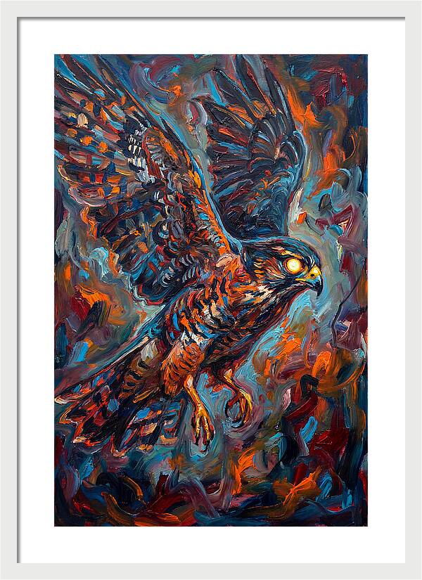 Pigeon Hawk In Flight