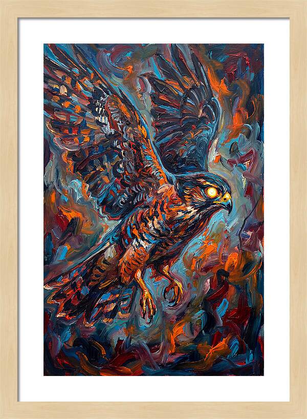 Pigeon Hawk In Flight