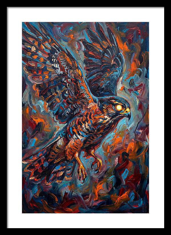 Pigeon Hawk In Flight