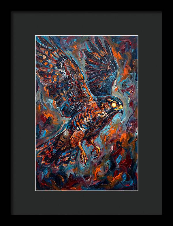 Pigeon Hawk In Flight