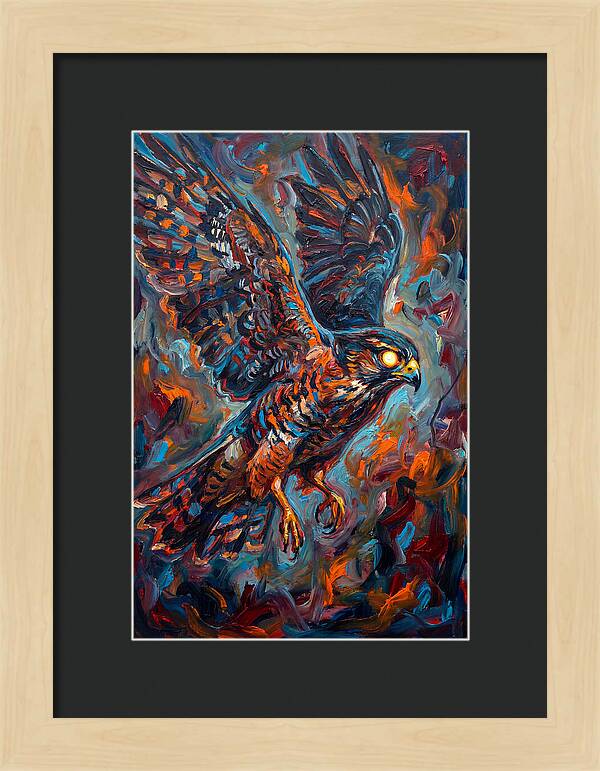 Pigeon Hawk In Flight